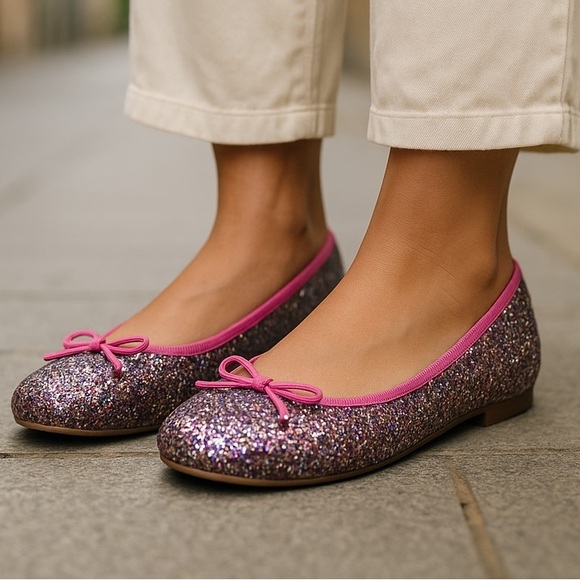 Cat & Jack Other - Cat & Jack glitter slip on shoes size 2